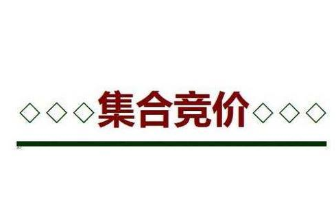期貨集合競價是什么意思？集合競價